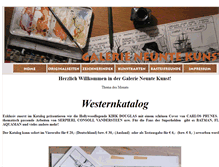 Tablet Screenshot of galerieneuntekunst.com